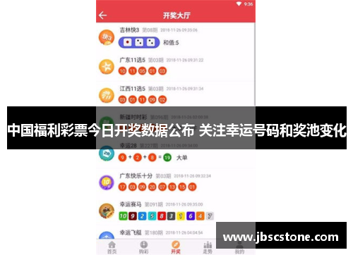 中国福利彩票今日开奖数据公布 关注幸运号码和奖池变化